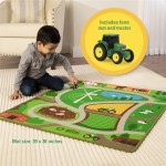 Playmat with Mini Vehicle John Deere - Farm 